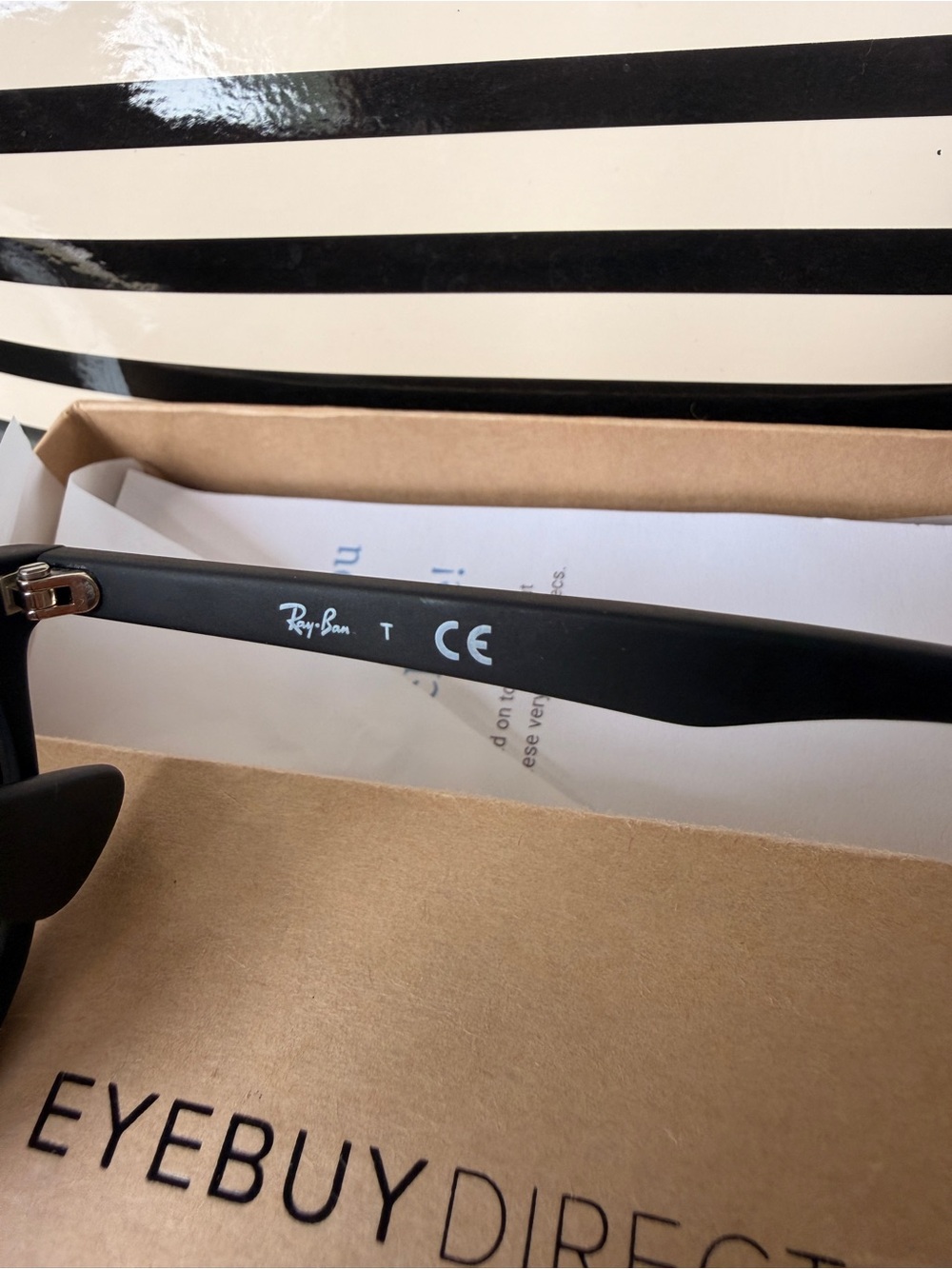 🆕 👓 Ray-Ban Erika Optics RB7046 Matte Black Phantos Glasses Frame NIB Unisex - Picture 10 of 13
